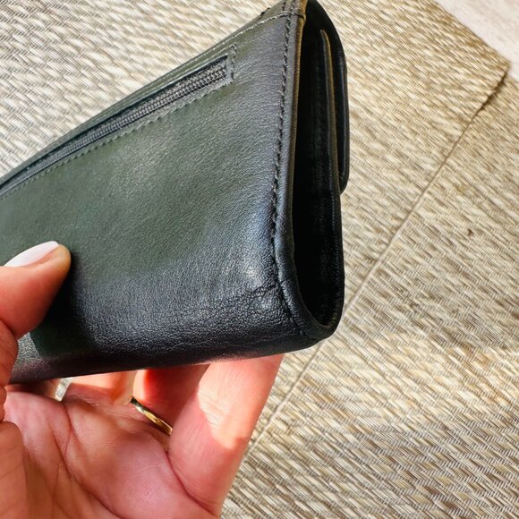 Vintage Coach Black Leather Soho Buckle Large Wallet - Picture 16 of 16